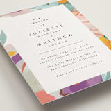 "Abstract Florals" - Wedding Invitations in Bouquet by Maria Hilas-Louie - Detail