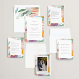 "Abstract Florals" - Wedding Invitations in Bouquet by Maria Hilas-Louie - Invitation Suite