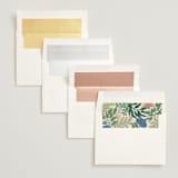 "Floral Garden" - Wedding Invitations in Garden by Elly - Envelope Liner Options