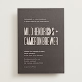 "Film" - Wedding Invitations in Coffee by JoAnn Jinks - Front