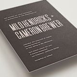 "Film" - Wedding Invitations in Coffee by JoAnn Jinks - Detail