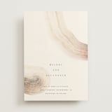 "gentleness" - Wedding Invitations in Sand by Sumak Studio - Front