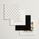 "the script" - Wedding Invitations in Tuxedo by Genna Blackburn - Back of Card Options