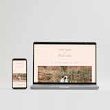 "Classic Lux" - Wedding Invitations in Blush by Stacey Day - FREE Wedding Website