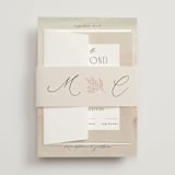 "desert dream" - Wedding Invitations in Sand by Maja Cunningham - Assembled with Belly Band