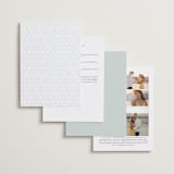 "winter's edge" - Wedding Invitations in Alpine by Eric Clegg - Back of Card Options