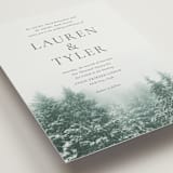 "winter's edge" - Wedding Invitations in Alpine by Eric Clegg - Detail
