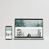"winter's edge" - Wedding Invitations in Alpine by Eric Clegg - FREE Wedding Website