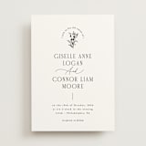 "Quintessential" - Wedding Invitations in Cotton by Everett Paper Goods - Front