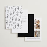 "Quintessential" - Wedding Invitations in Cotton by Everett Paper Goods - Back of Card Options