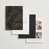 "Dashing" - Wedding Invitations in Pearl by Benita Crandall - Back of Card Options