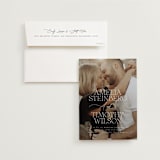 "Dashing" - Wedding Invitations in Pearl by Benita Crandall - Invitation with Envelope
