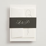 "scamorza" - Wedding Invitations in Pearl by chocomocacino - Assembled with Belly Band
