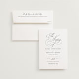 "scamorza" - Wedding Invitations in Pearl by chocomocacino - Invitation with Envelope