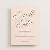 "Vision of Love" - Wedding Invitations in First Kiss by Design Lotus - Front