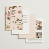 "Vision of Love" - Wedding Invitations in First Kiss by Design Lotus - Back of Card Options