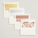 "Vision of Love" - Wedding Invitations in First Kiss by Design Lotus - Envelope Liner Options