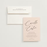 "Vision of Love" - Wedding Invitations in First Kiss by Design Lotus - Invitation with Envelope