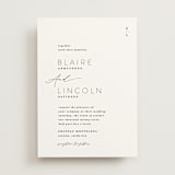 "Paire" - Wedding Invitations in Tuxedo by Kate Ahn - Front
