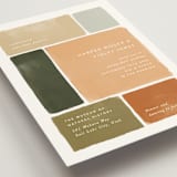 "Concord" - Wedding Invitations in Moss by Robert and Stella - Detail