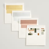 "Concord" - Wedding Invitations in Moss by Robert and Stella - Envelope Liner Options