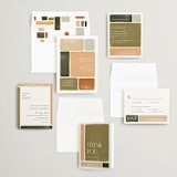 "Concord" - Wedding Invitations in Moss by Robert and Stella - Invitation Suite