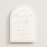 "Amelia" - Wedding Invitations in Olive by Kristie Kern - Front