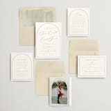 "Amelia" - Wedding Invitations in Olive by Kristie Kern - Invitation Suite