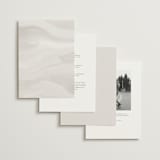 "Corner" - Wedding Invitations in Silk by Kelly Schmidt - Back of Card Options