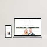 "Corner" - Wedding Invitations in Silk by Kelly Schmidt - FREE Wedding Website