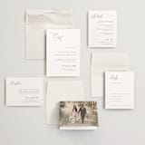 "Corner" - Wedding Invitations in Silk by Kelly Schmidt - Invitation Suite