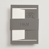 "The Ultimate After Party" - Wedding Invitations in Fog by Becky Nimoy - Assembled with Belly Band
