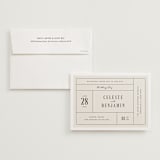 "Everlasting" - Wedding Invitations in Cotton by FRANI - Invitation with Envelope