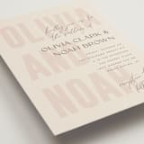 "Salted" - Wedding Invitations in Blush by Pixel and Hank - Detail