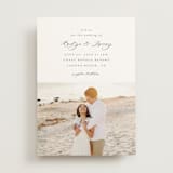 "Minimalist Photo" - Wedding Invitations in Ivory by Nicole Walsh - Front