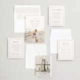 "Minimalist Photo" - Wedding Invitations in Ivory by Nicole Walsh - Invitation Suite