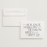 "Carino" - Wedding Invitations in Brise by Pati Cascino - Invitation with Envelope