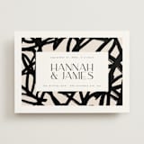 "West Side" - Wedding Invitations in Slate by Hudson meet Rose - Front