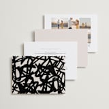 "West Side" - Wedding Invitations in Slate by Hudson meet Rose - Back of Card Options