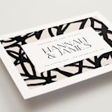 "West Side" - Wedding Invitations in Slate by Hudson meet Rose - Detail