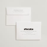 "West Side" - Wedding Invitations in Slate by Hudson meet Rose - FREE Recipient Addressing