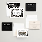 "West Side" - Wedding Invitations in Slate by Hudson meet Rose - Invitation Suite