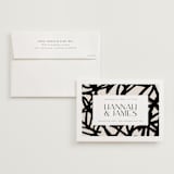 "West Side" - Wedding Invitations in Slate by Hudson meet Rose - Invitation with Envelope