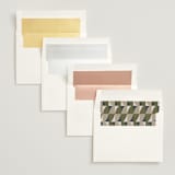 "Eisin" - Wedding Invitations in Vanilla Bean by Pati Cascino - Envelope Liner Options