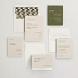 "Eisin" - Wedding Invitations in Vanilla Bean by Pati Cascino - Invitation Suite