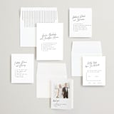 "Opera" - Wedding Invitations in Tuxedo by Jackie Mangiolino - Invitation Suite