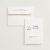 "Opera" - Wedding Invitations in Tuxedo by Jackie Mangiolino - Invitation with Envelope