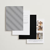 "Aligning" - Wedding Invitations in Tuxedo by Genna Blackburn - Back of Card Options