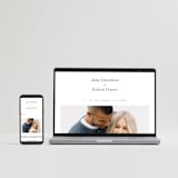 "Aligning" - Wedding Invitations in Tuxedo by Genna Blackburn - FREE Wedding Website