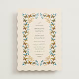 "Flutter" - Wedding Invitations in Sunset by Jen Owens - Front